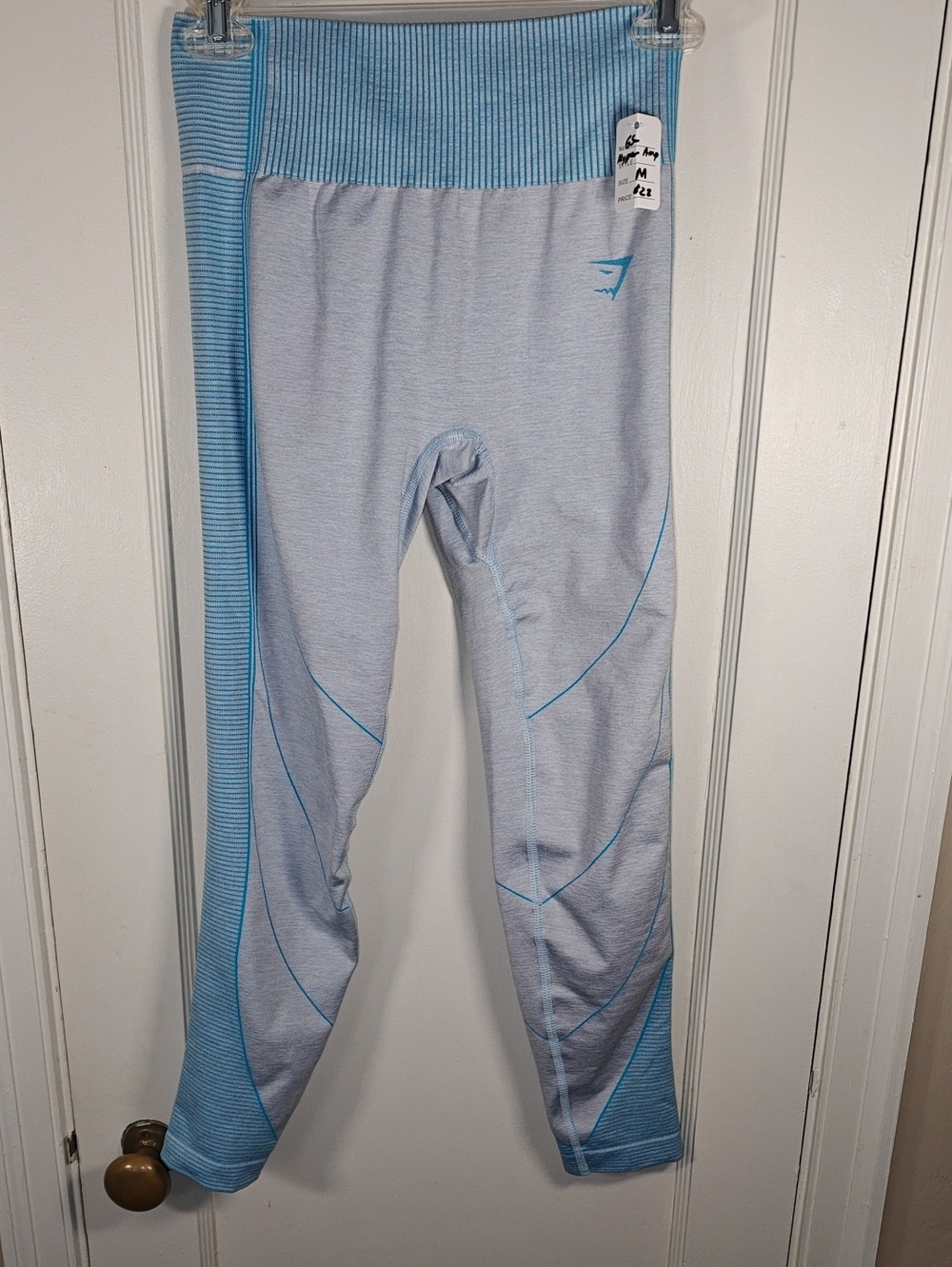 Gymshark Light Blue & Sky Blue Seamless Leggings
